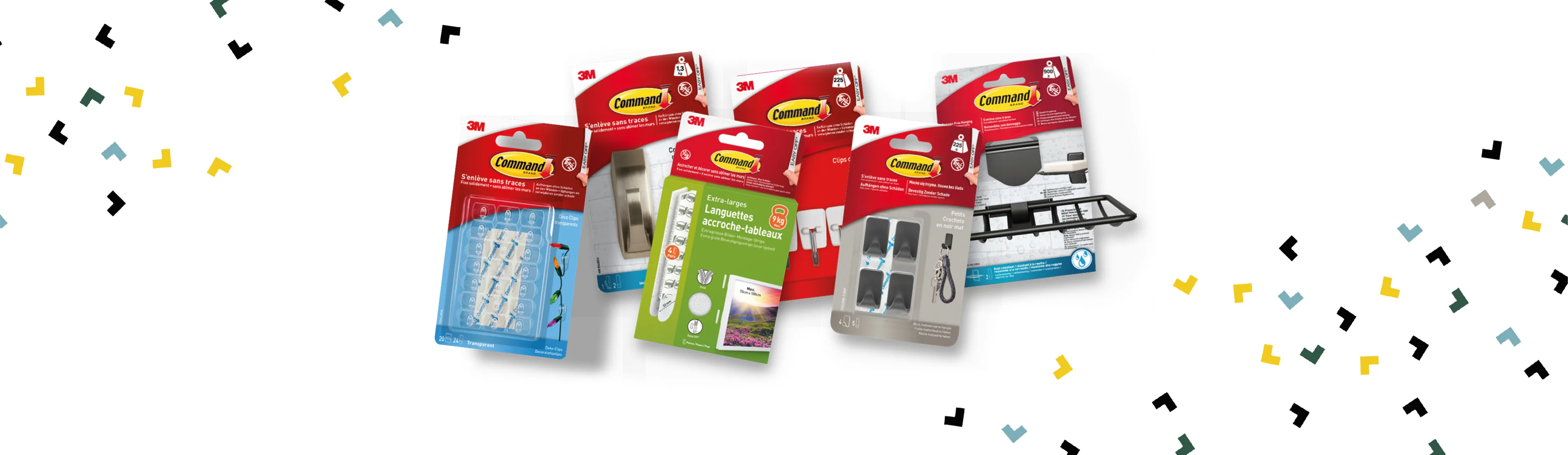 La gamme de produits Command™ participante